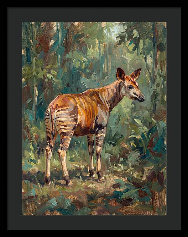 Okapi In The Forest