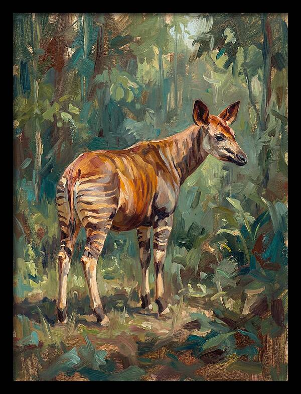 Okapi In The Forest