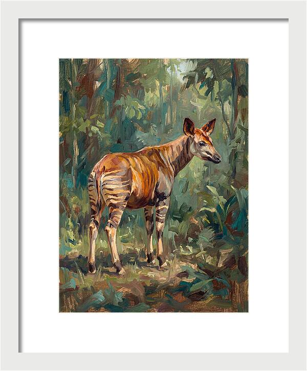 Okapi In The Forest