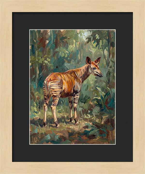 Okapi In The Forest