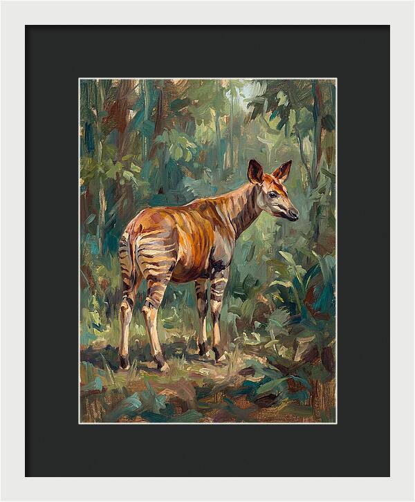 Okapi In The Forest