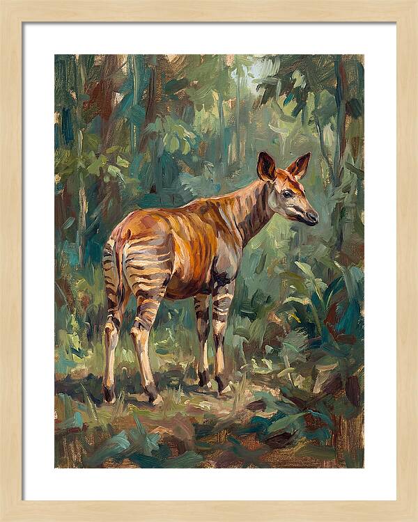 Okapi In The Forest