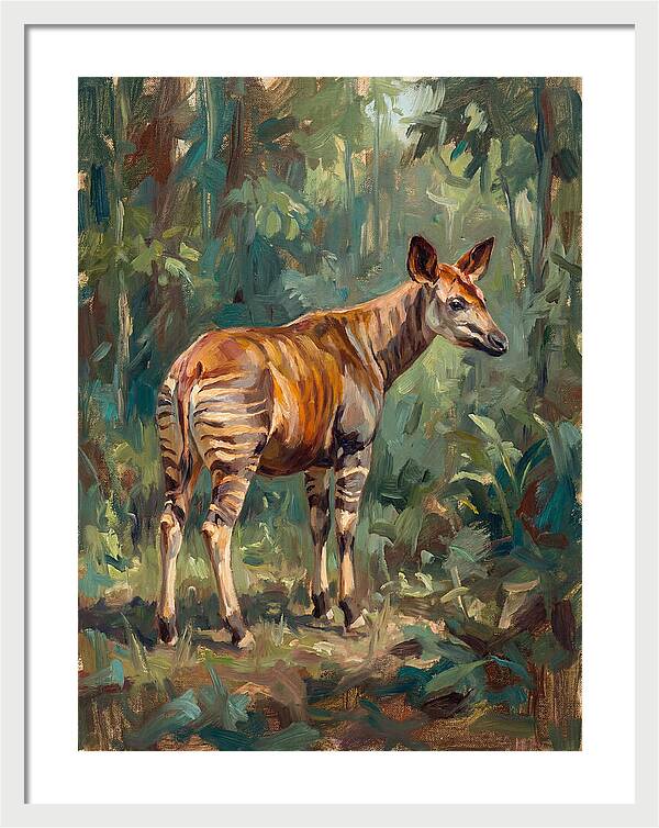 Okapi In The Forest