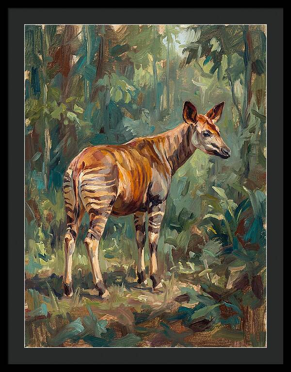 Okapi In The Forest