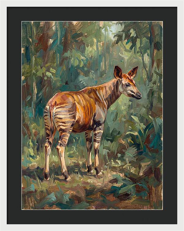 Okapi In The Forest