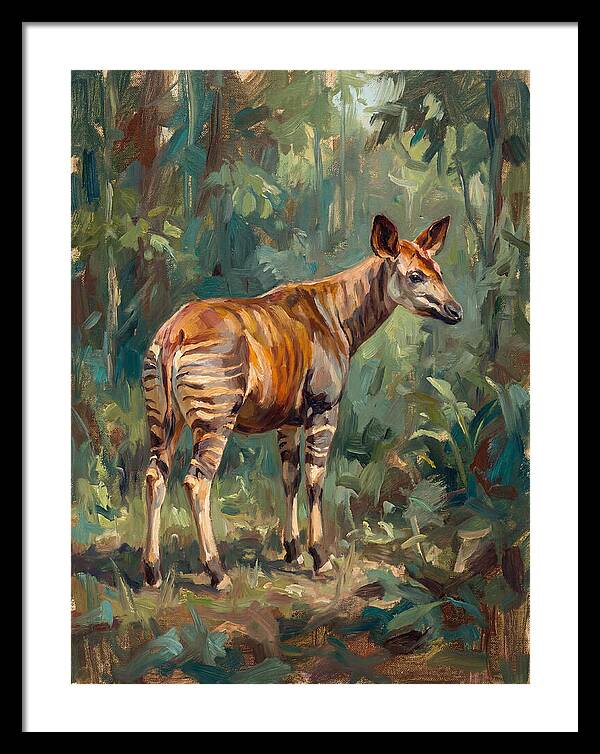 Okapi In The Forest
