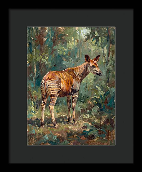 Okapi In The Forest