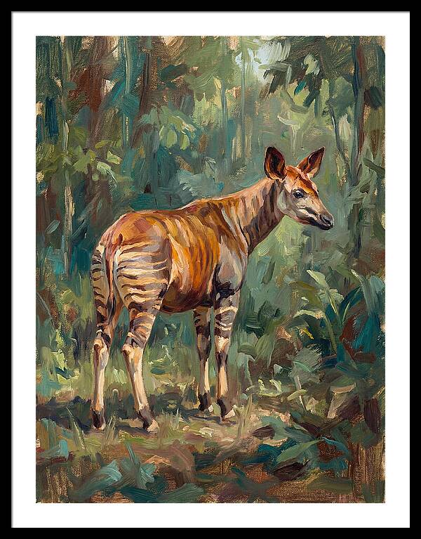 Okapi In The Forest