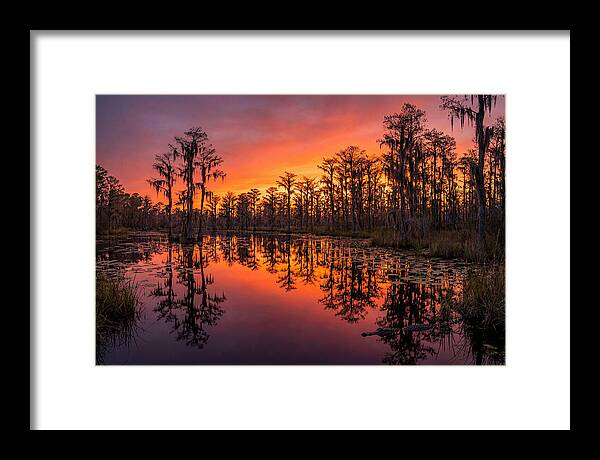 Okefenokee Swamp Sunset Reflections
