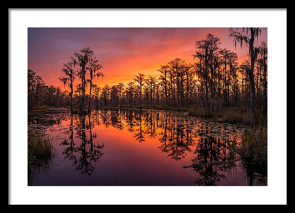 Okefenokee Swamp Sunset Reflections