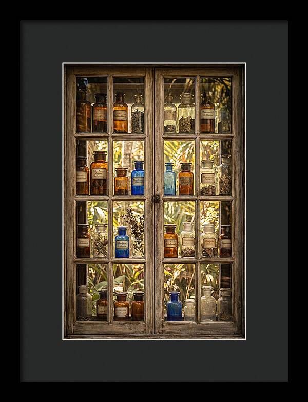 Old Apothecary Jars Display