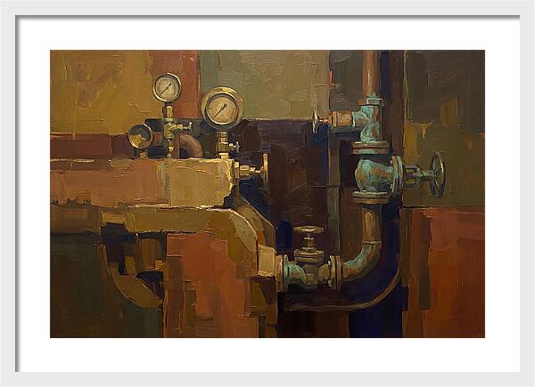 Old Boat Engine Room