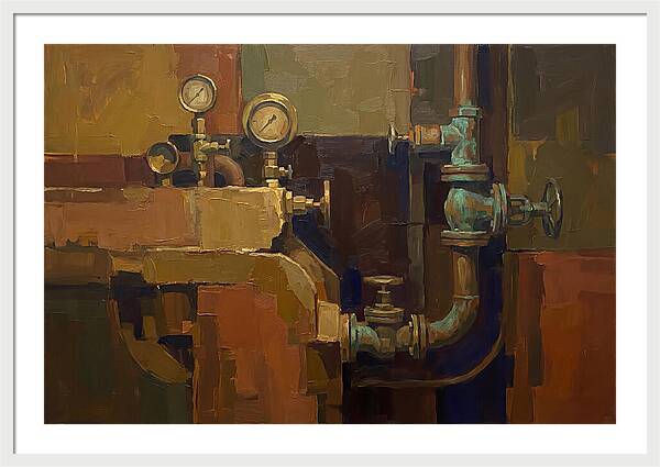 Old Boat Engine Room