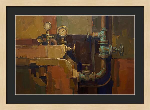 Old Boat Engine Room