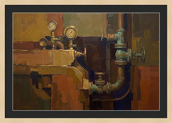 Old Boat Engine Room