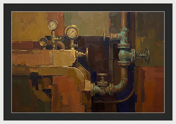 Old Boat Engine Room