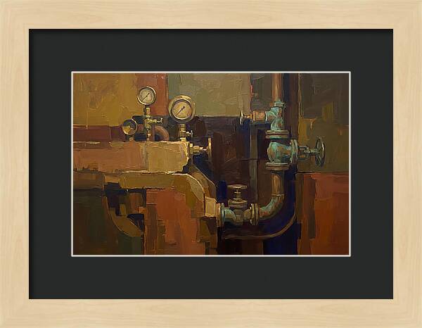 Old Boat Engine Room