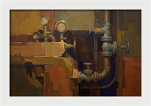 Old Boat Engine Room