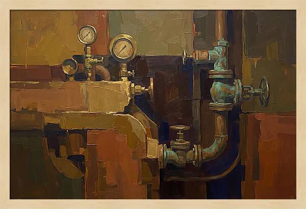 Old Boat Engine Room