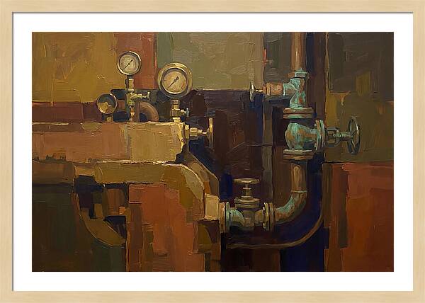 Old Boat Engine Room