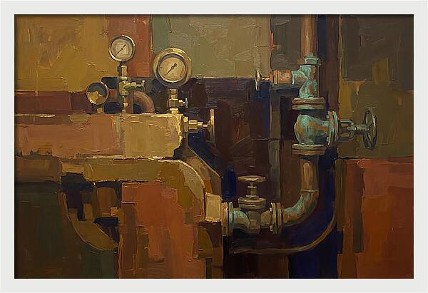 Old Boat Engine Room