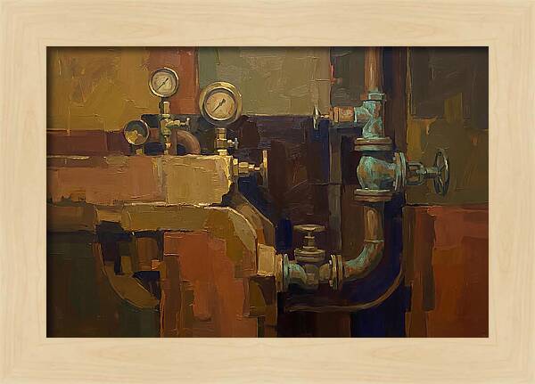 Old Boat Engine Room