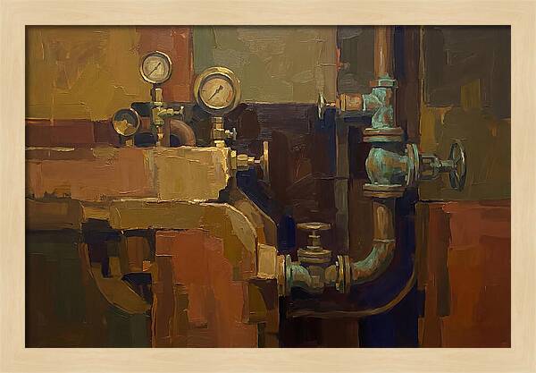 Old Boat Engine Room