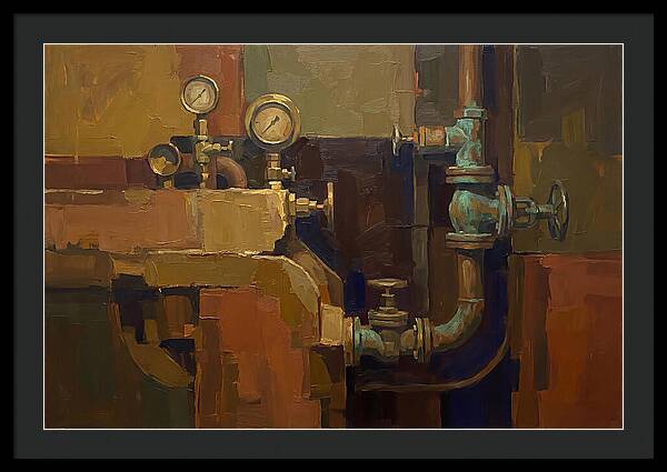 Old Boat Engine Room