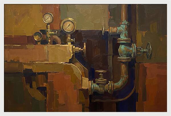 Old Boat Engine Room