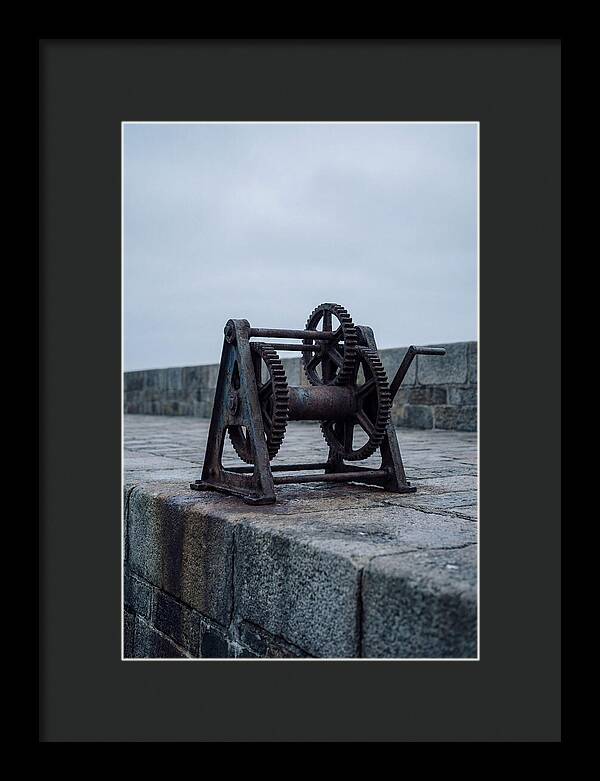 Old Boat Winch On Quay