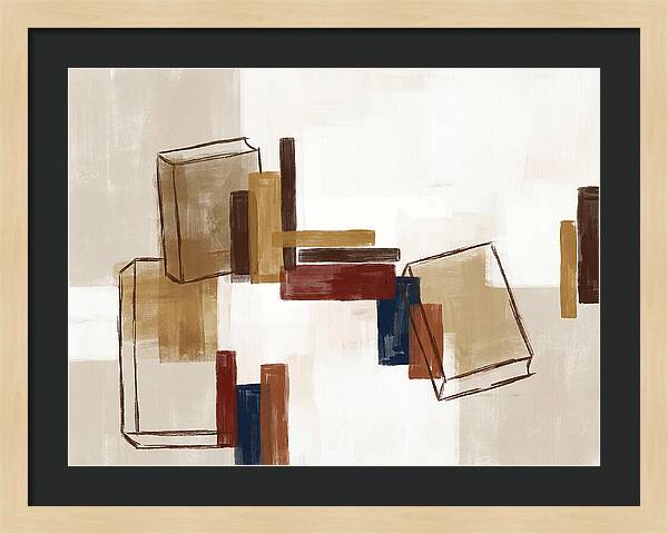 Old Books Abstract Composition