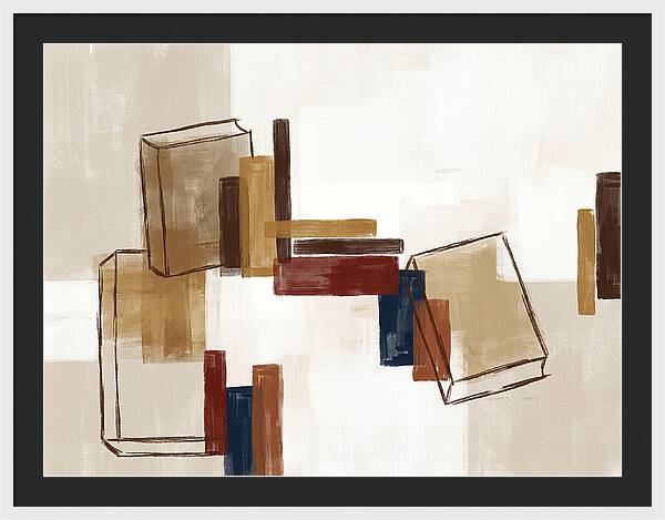 Old Books Abstract Composition
