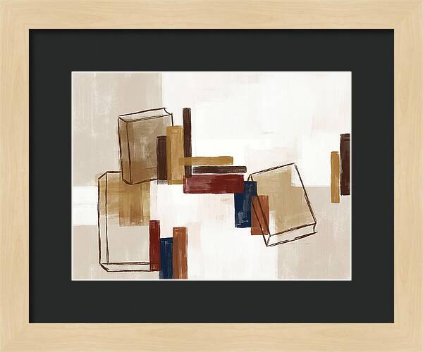 Old Books Abstract Composition