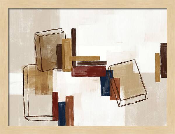 Old Books Abstract Composition
