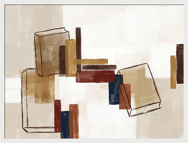 Old Books Abstract Composition