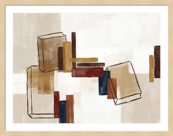 Old Books Abstract Composition