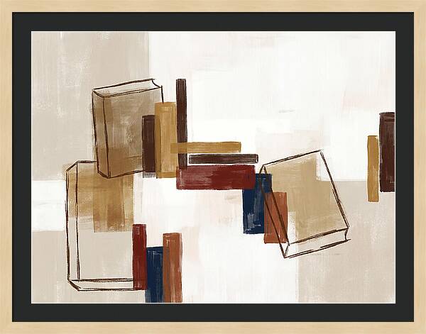 Old Books Abstract Composition