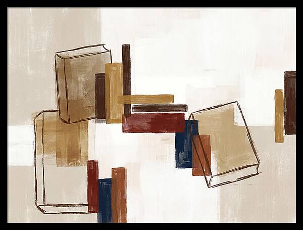 Old Books Abstract Composition