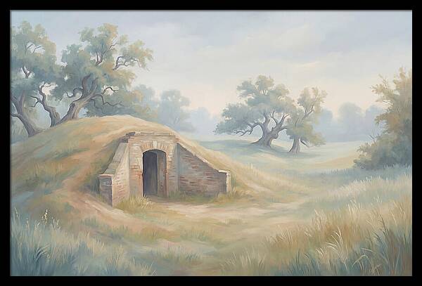Old Brick Ice House Entrance