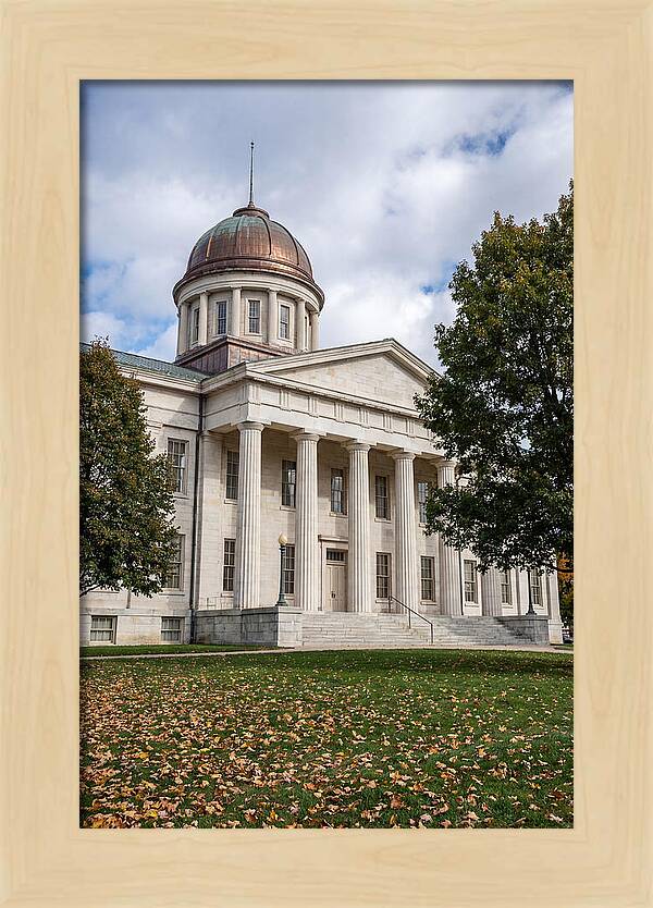 Old Capitol Building In Iowa