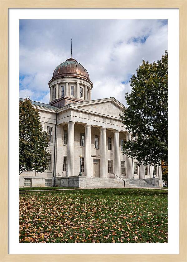Old Capitol Building In Iowa