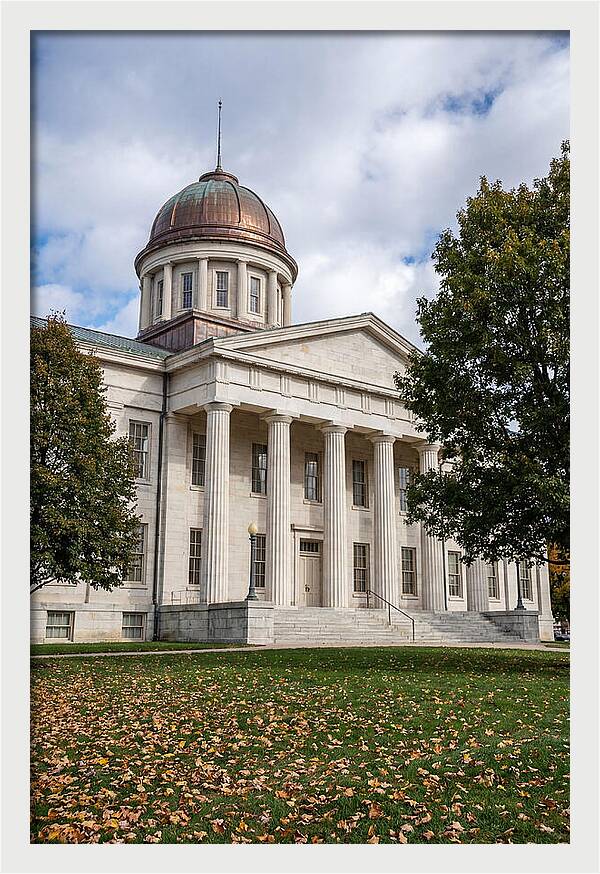 Old Capitol Building In Iowa