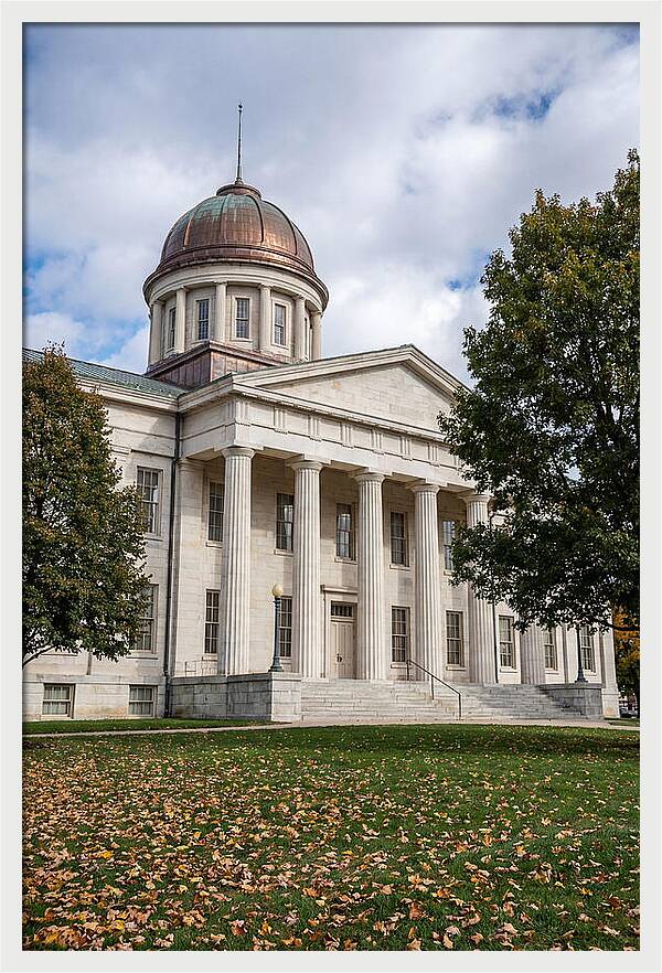Old Capitol Building In Iowa