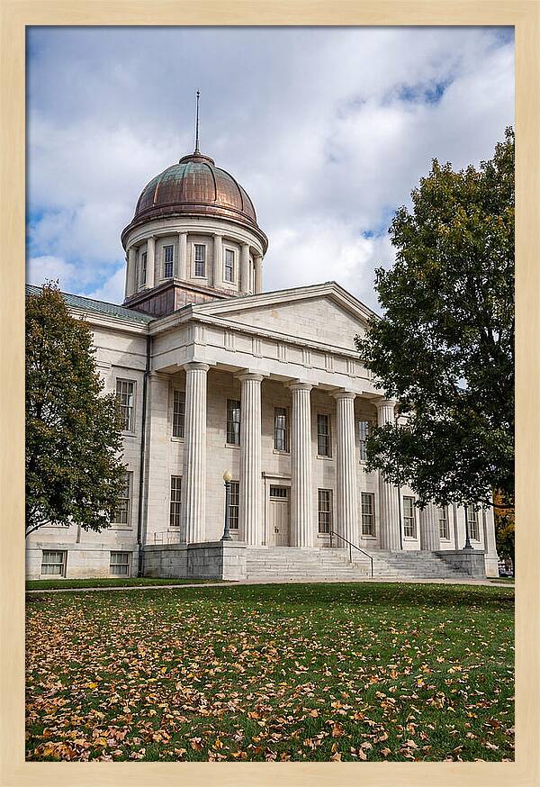 Old Capitol Building In Iowa