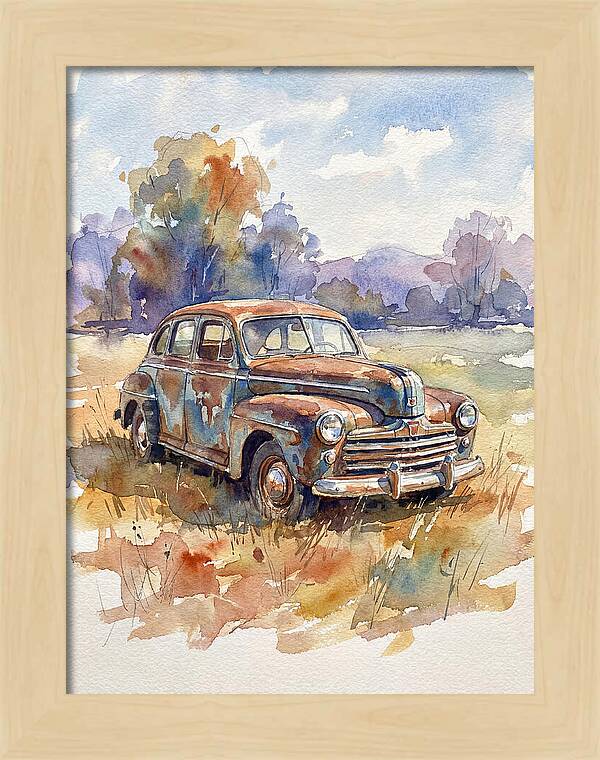 Old Car In Nature