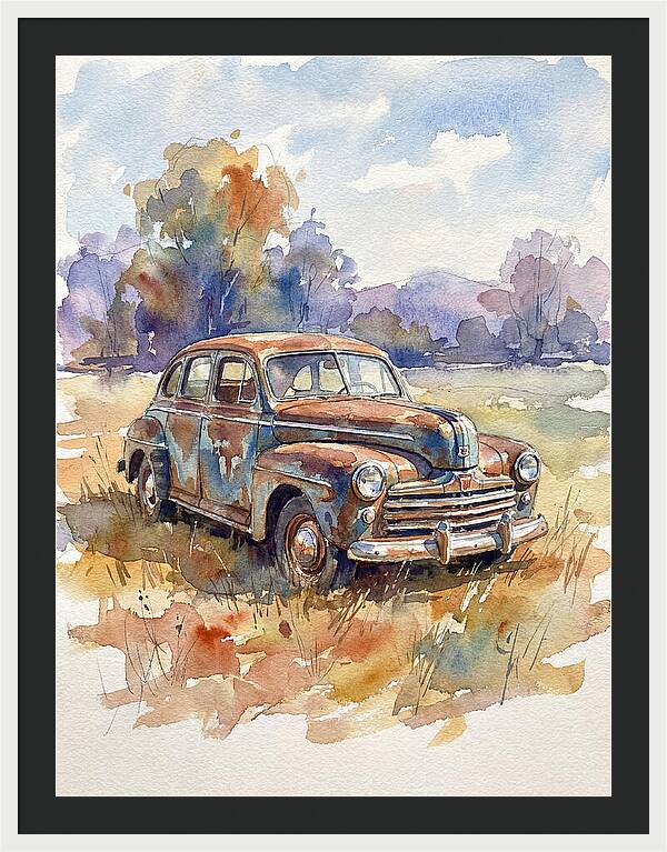 Old Car In Nature