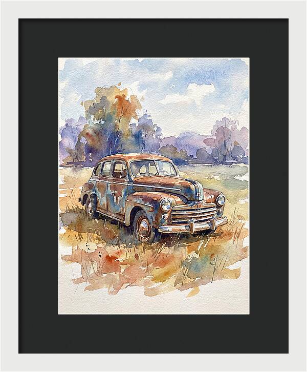 Old Car In Nature