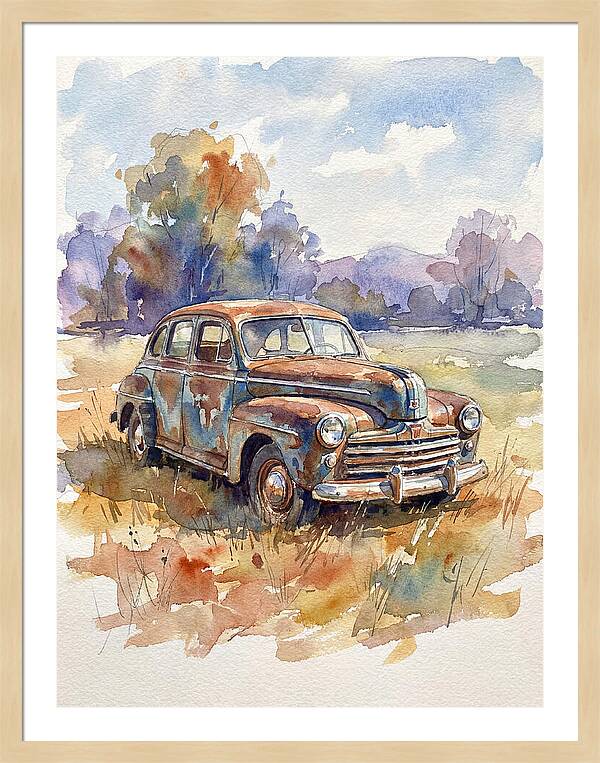 Old Car In Nature