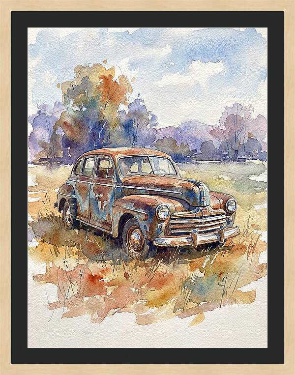 Old Car In Nature
