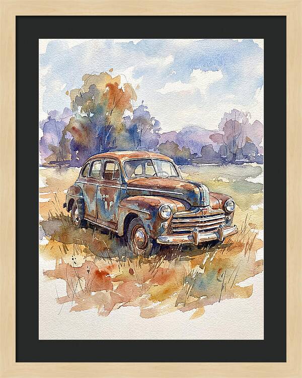 Old Car In Nature